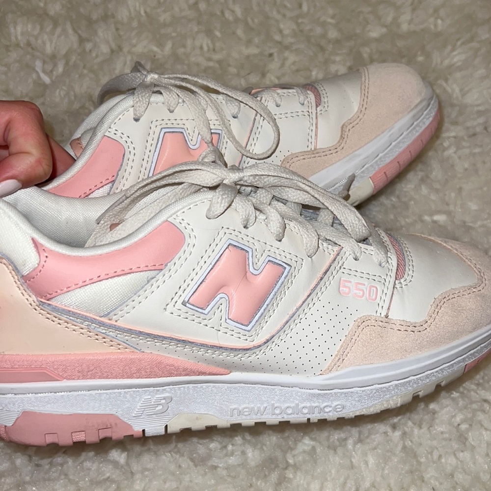 New Balance 550s light pink size 8.5